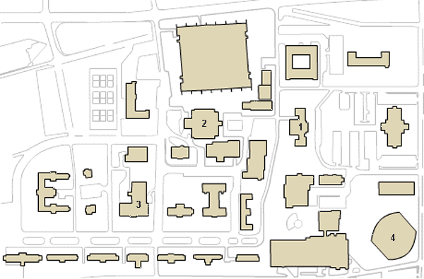 Map of ETSU campus.