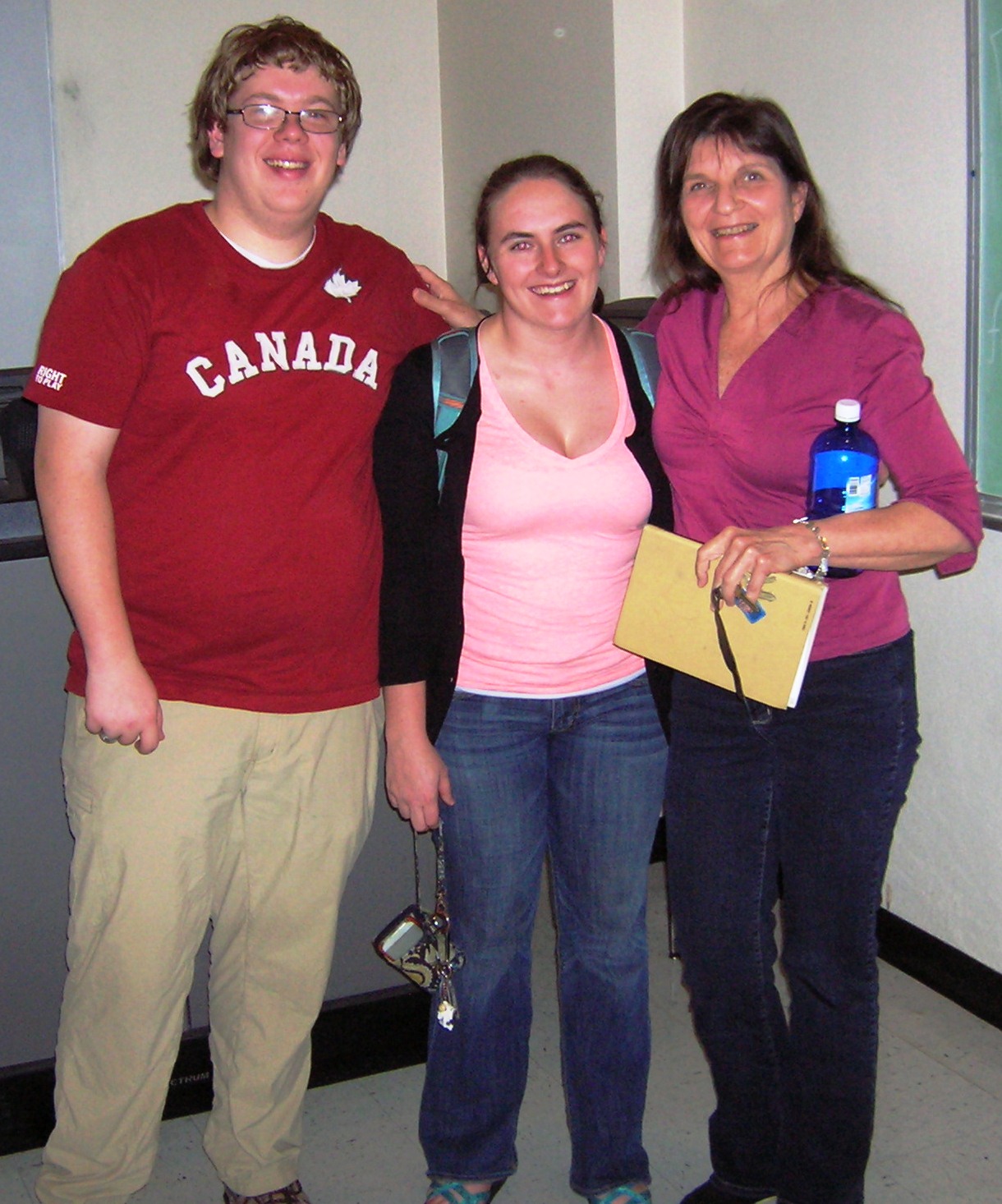 William Jamieson and Jessie Deering with their honors thesis advisor, Dr. Teresa Haynes