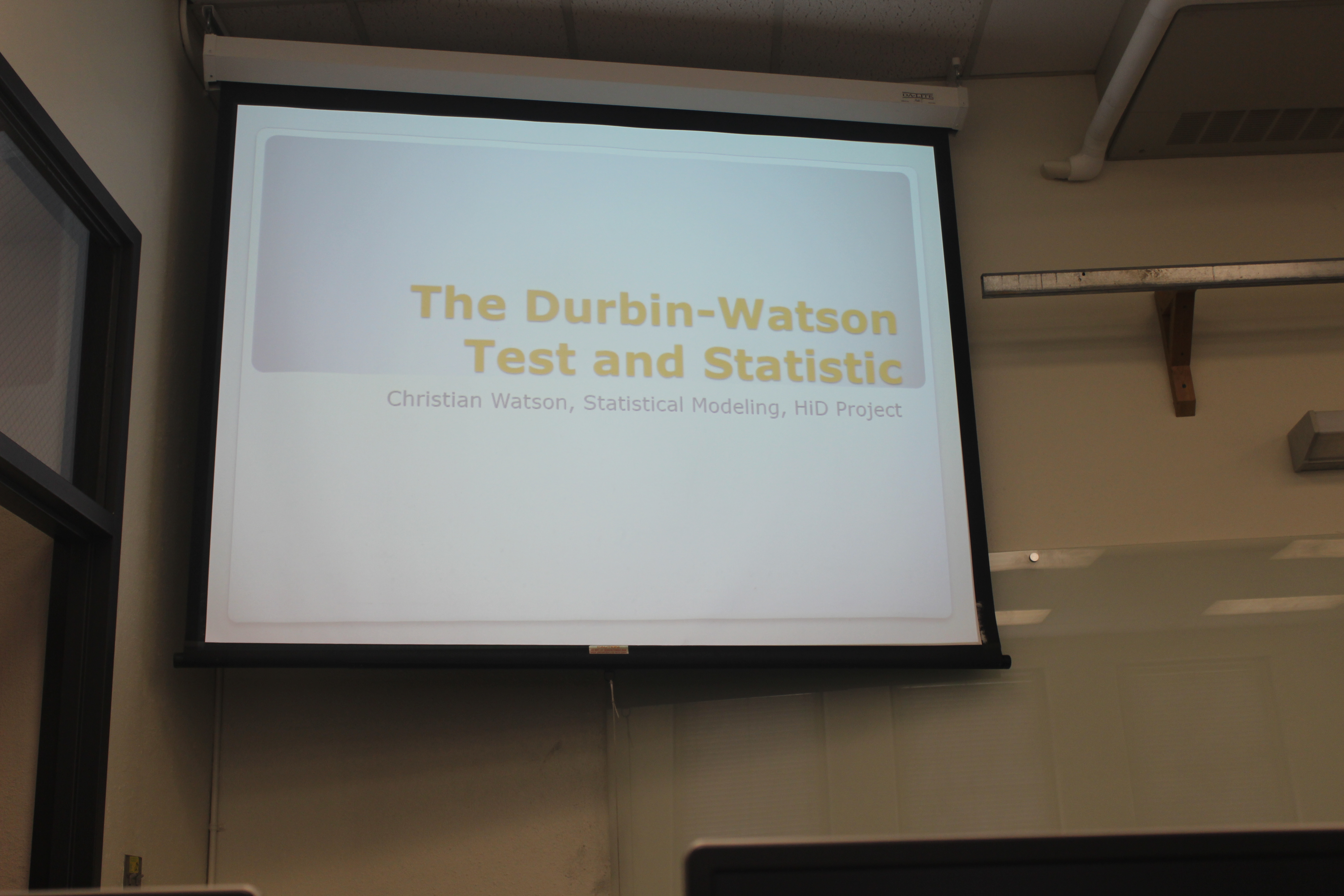 Watson's Title Slide