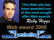 Ricky Higgs 1WebSite1 Web Award 2000