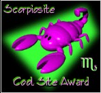Scorpiosite Cool Site Award!