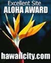 HAWAII CITY ALOHA AWARD!