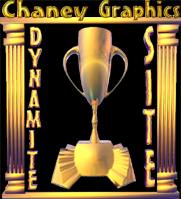 CHANEY GRAPHICS EXPLOSIVE GRAPHICS DYNAMITE SITE AWARD!
