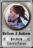 Believe to Achieve Silver Web Master Award!