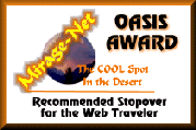 Mirage-Net Oasis Cool Spot in the Desert Award!