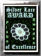 Pixbo Silver Lace Award of Excellence!
