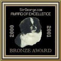 SIR GEORGE.COM AWARD OF EXCELLENCE