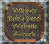 Bob's Steel Website Award!