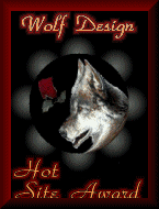 Wolf Design Hot Site Award!