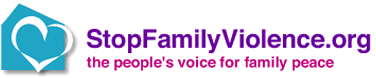 stop family violence logo