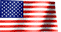 an animation of a waving american flag