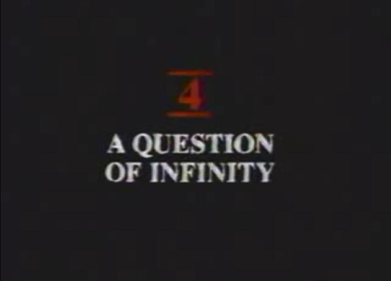 Screen shot of 4. A Question of Infinity slide