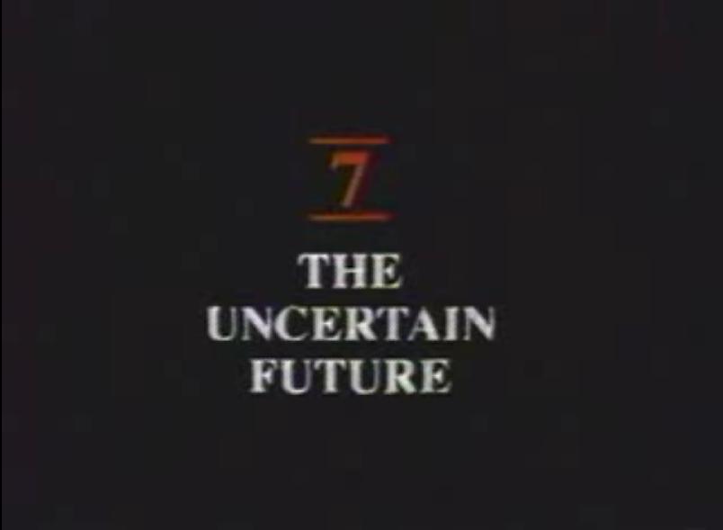 Screen shot of 7. The Uncertain Future slide