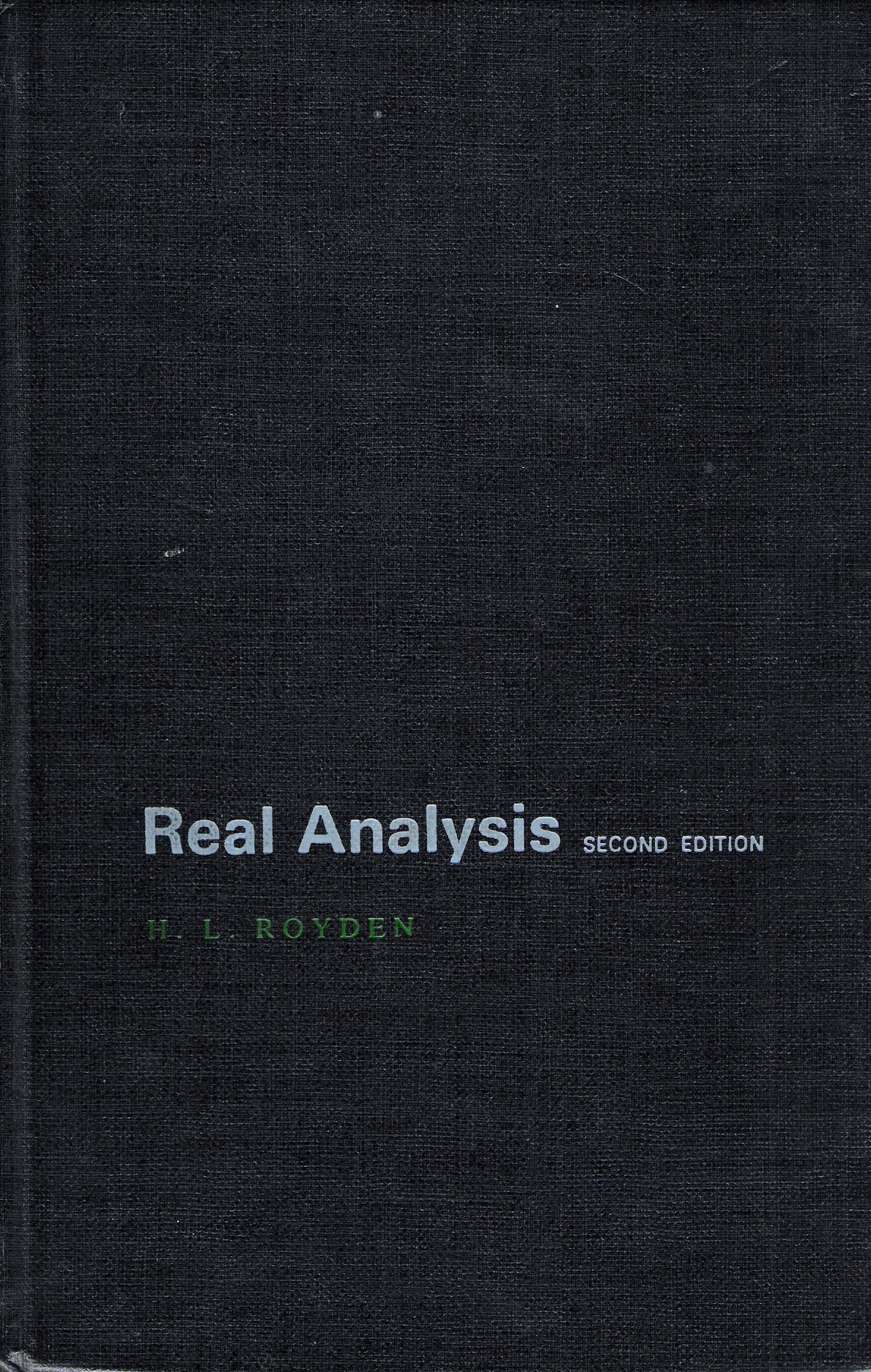 Royden's Real Anlaysis book