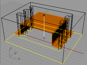 Extrude a cookie cutter for the overall shape