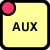 AUX toggle on