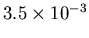 $3.5\times 10^{-3}$