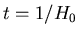 $t=1/H_0$