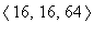 <16,16, 64>