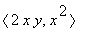 <2*x*y,x^2>