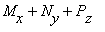M[x]+N[y]+P[z]