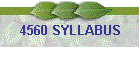 4560 SYLLABUS