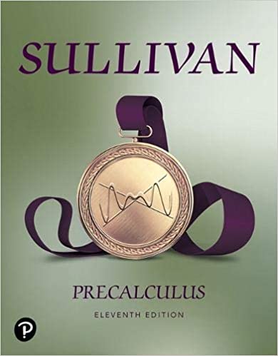 Sullivan's Precalculus book 10th edition