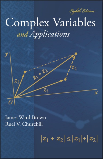 Brown and Churchill's Complex Variables with Applications book, 8th edition