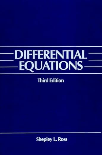 Ross' Differential Equations book, 3rd edition