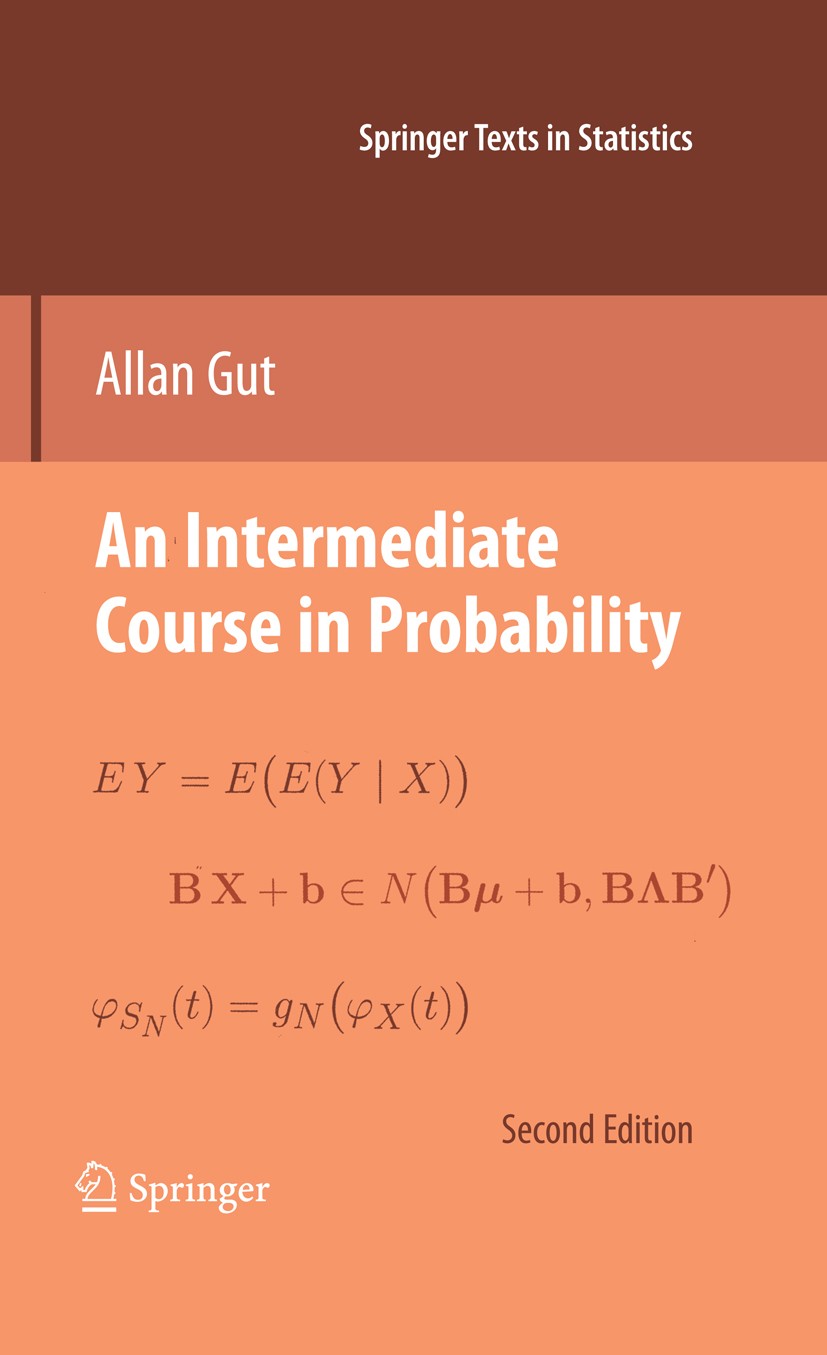 Gut's An Intermediate Course in Probability book, 2nd edition