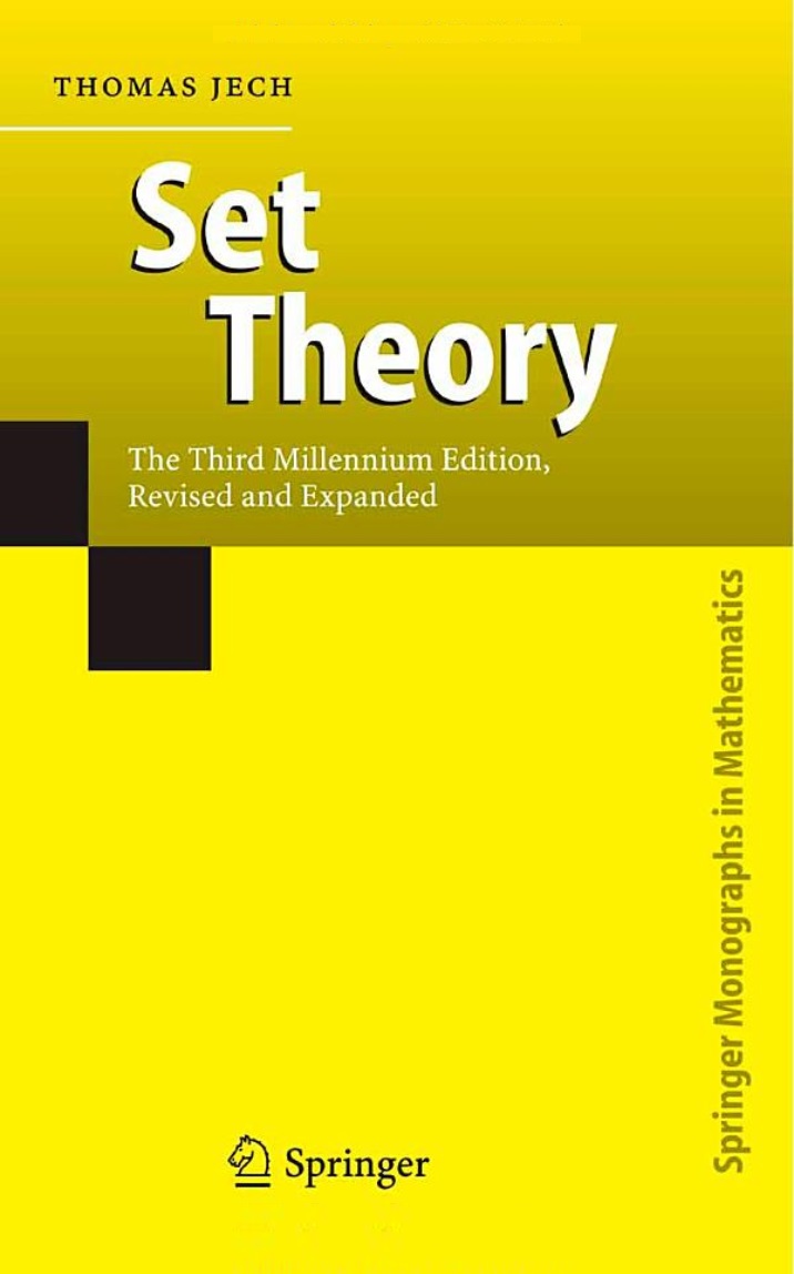 Jech's Set Theory, The Third Millenium Edition book
