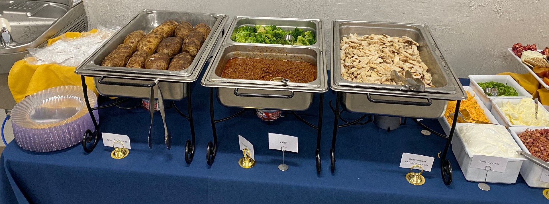 The buffet, first photo