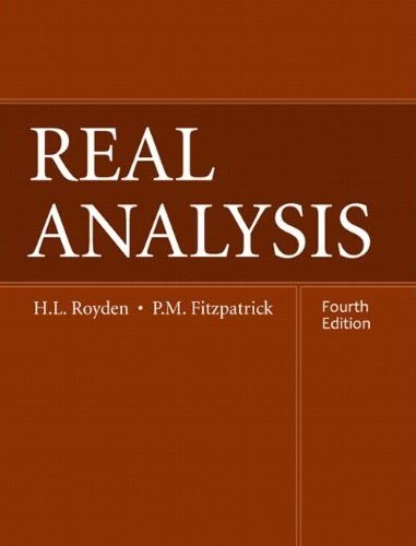 Royden's Real Analysis book