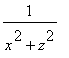 1/(x^2+z^2)